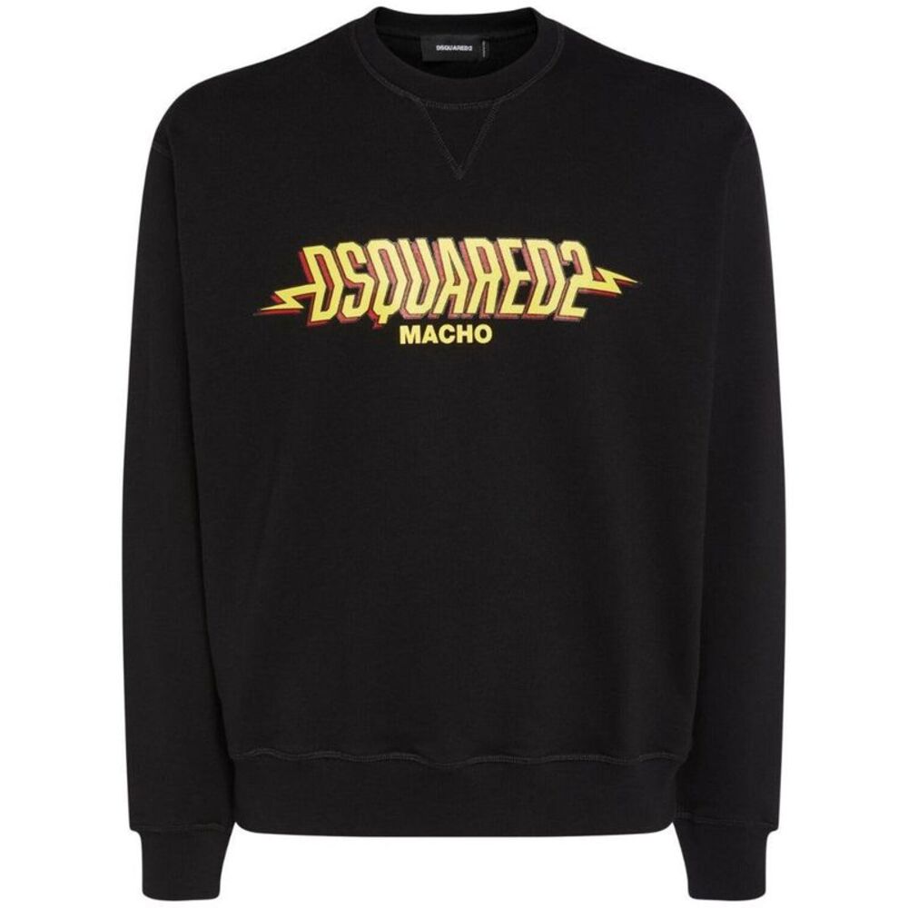 DSquared2 Unisex Adult Macho Logo Sweatshirt / Black